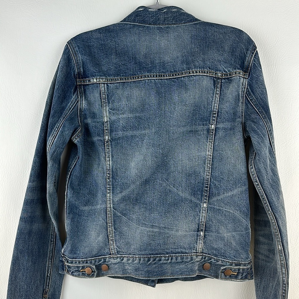 GAP 1969 Icon Flap Jack Medium Wash Denim Jacket - Picture 6 of 9